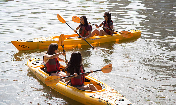 Kayaking with Venture Outdoors!