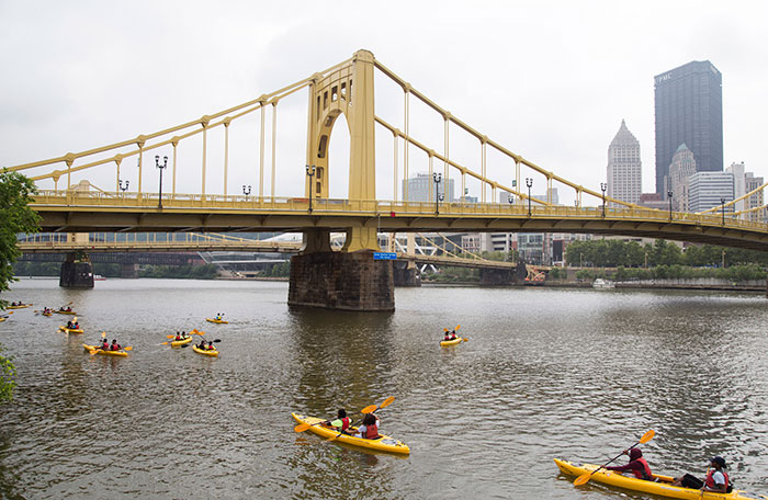Kayaking with Venture Outdoors!