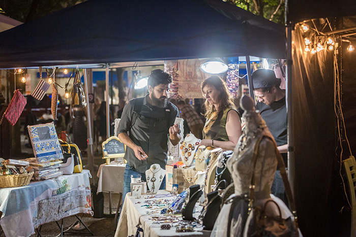 Every Saturday: Night Market + Concert Series