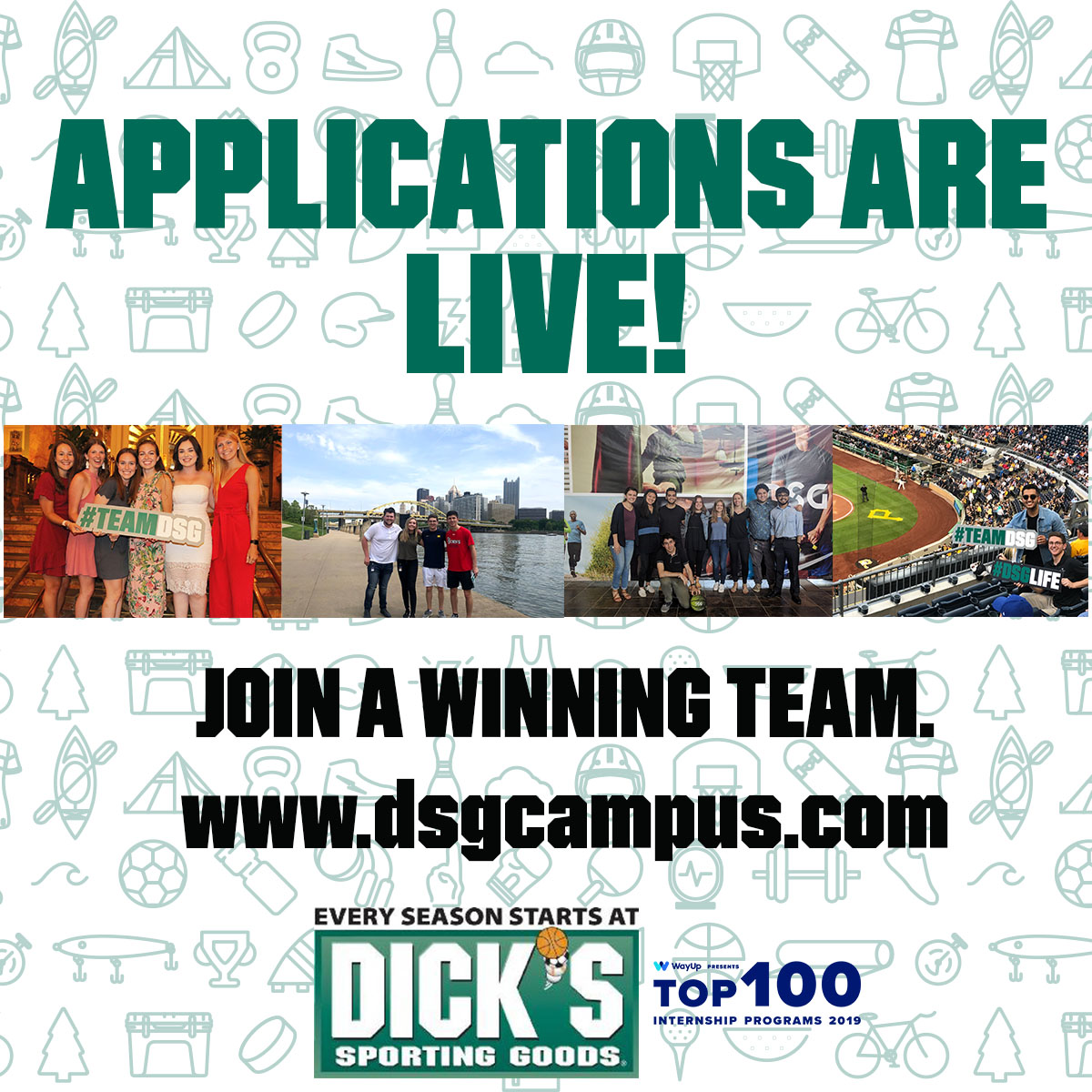 Dick's Sporting Goods Internships -- Applications Open for Summer 2020
